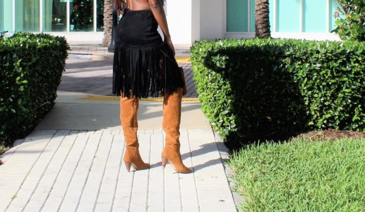 "Shake It Baby" fringe Skirt *Preorder*